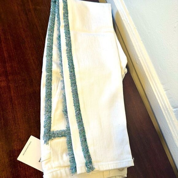 Seven for all mankind fringe high waist ankle skinny jeans size 25, NWT - Picture 14 of 14